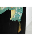 Four-Panel Screen with Hand-Painted Drapery and Tassel Motif-18. Asian & Chinese Furniture, Art, Antiques, Vintage Home Décor for sale at FEA Home