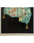 Four-Panel Screen with Hand-Painted Drapery and Tassel Motif-4. Asian & Chinese Furniture, Art, Antiques, Vintage Home Décor for sale at FEA Home