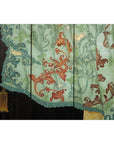 Four-Panel Screen with Hand-Painted Drapery and Tassel Motif-6. Asian & Chinese Furniture, Art, Antiques, Vintage Home Décor for sale at FEA Home