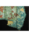 Four-Panel Screen with Hand-Painted Drapery and Tassel Motif-7. Asian & Chinese Furniture, Art, Antiques, Vintage Home Décor for sale at FEA Home