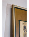 Four-Panel Screen with Painted Theatrical Costume Figures on Raised Panels-17. Asian & Chinese Furniture, Art, Antiques, Vintage Home Décor for sale at FEA Home