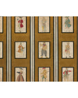 Four-Panel Screen with Painted Theatrical Costume Figures on Raised Panels-8. Asian & Chinese Furniture, Art, Antiques, Vintage Home Décor for sale at FEA Home
