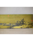 Gilt Metal Landscape Wall Panel with Red Seal Marks - image 4