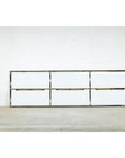Gilt Metal Landscape Wall Panel with Red Seal Marks - image 8
