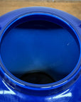 Glossy Deep Cobalt Blue Vase with Rounded Baluster Form, SKU , image 7