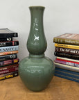 Green Glazed Ceramic Vase with Bold Long-Necked Silhouette, SKU , image 4