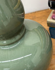 Green Glazed Ceramic Vase with Bold Long-Necked Silhouette, SKU , image 7