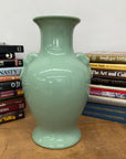 Guardian's Embrace Celadon Green Ceramic Vase Flared Rim, SKU , image 2