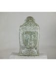 Hand-Carved Vintage Stone Quán Yīn Head Sculpture with Natural Patina-2. Asian & Chinese Furniture, Art, Antiques, Vintage Home Décor for sale at FEA Home