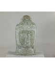 Hand-Carved Vintage Stone Quán Yīn Head Sculpture with Natural Patina-3. Asian & Chinese Furniture, Art, Antiques, Vintage Home Décor for sale at FEA Home