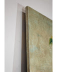 Hand-Painted Four-Panel Export Screen with Tropical Court Scene-16. Asian & Chinese Furniture, Art, Antiques, Vintage Home Décor for sale at FEA Home