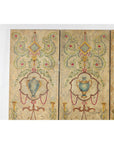 Hand-Painted Four-Panel Folding Screen with Neoclassical Style Motifs-3. Asian & Chinese Furniture, Art, Antiques, Vintage Home Décor for sale at FEA Home