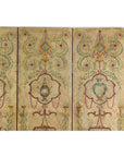Hand-Painted Four-Panel Folding Screen with Neoclassical Style Motifs-4. Asian & Chinese Furniture, Art, Antiques, Vintage Home Décor for sale at FEA Home