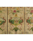Hand-Painted Four-Panel Folding Screen with Neoclassical Style Motifs-5. Asian & Chinese Furniture, Art, Antiques, Vintage Home Décor for sale at FEA Home