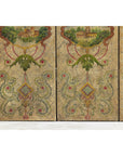 Hand-Painted Four-Panel Folding Screen with Neoclassical Style Motifs-7. Asian & Chinese Furniture, Art, Antiques, Vintage Home Décor for sale at FEA Home