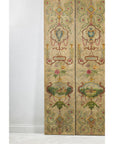 Hand-Painted Four-Panel Folding Screen with Neoclassical Style Motifs-8. Asian & Chinese Furniture, Art, Antiques, Vintage Home Décor for sale at FEA Home