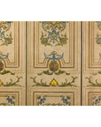 Hand-Painted Four-Panel Screen with Victorian-Style Motifs-10. Asian & Chinese Furniture, Art, Antiques, Vintage Home Décor for sale at FEA Home