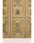 Hand-Painted Four-Panel Screen with Victorian-Style Motifs-12. Asian & Chinese Furniture, Art, Antiques, Vintage Home Décor for sale at FEA Home