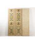 Hand-Painted Four-Panel Screen with Victorian-Style Motifs-13. Asian & Chinese Furniture, Art, Antiques, Vintage Home Décor for sale at FEA Home
