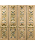 Hand-Painted Four-Panel Screen with Victorian-Style Motifs-14. Asian & Chinese Furniture, Art, Antiques, Vintage Home Décor for sale at FEA Home