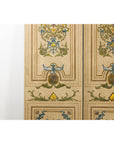 Hand-Painted Four-Panel Screen with Victorian-Style Motifs-6. Asian & Chinese Furniture, Art, Antiques, Vintage Home Décor for sale at FEA Home