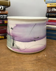 Hand-Painted Lavender Ceramic Bowl with Gradient Brushwork, SKU , image 2