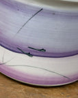 Hand-Painted Lavender Ceramic Bowl with Gradient Brushwork, SKU , image 7