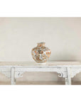 Kutani-Style Vase with Butterflies and Florals on White Ground-2. Asian & Chinese Furniture, Art, Antiques, Vintage Home Décor for sale at FEA Home