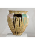 Large Antique Drip-Glazed Stoneware Jar Planter - image 10