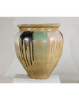 Large Antique Drip-Glazed Stoneware Jar Planter - image 11