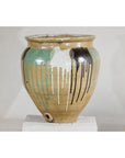 Large Antique Drip-Glazed Stoneware Jar Planter - image 13
