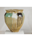 Large Antique Drip-Glazed Stoneware Jar Planter - image 15