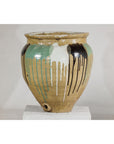 Large Antique Drip-Glazed Stoneware Jar Planter - image 18
