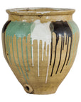 Large Antique Drip-Glazed Stoneware Jar Planter - image 19