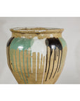 Large Antique Drip-Glazed Stoneware Jar Planter - image 3