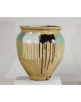 Large Antique Drip-Glazed Stoneware Jar Planter - image 5