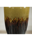 Large Artisan Ceramic Planter with Olive & Brown Drip Glaze - image 7