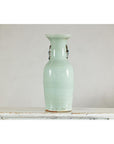 Large Blue and White Porcelain Vase with Hand-Painted Motifs-10. Asian & Chinese Furniture, Art, Antiques, Vintage Home Décor for sale at FEA Home