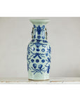 Large Blue and White Porcelain Vase with Hand-Painted Motifs-3. Asian & Chinese Furniture, Art, Antiques, Vintage Home Décor for sale at FEA Home