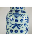 Large Blue and White Porcelain Vase with Hand-Painted Motifs-5. Asian & Chinese Furniture, Art, Antiques, Vintage Home Décor for sale at FEA Home