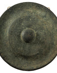 Large Decorative Bronze Gong with Verdigris Patina - image 1