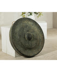 Large Decorative Bronze Gong with Verdigris Patina - image 9