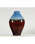 Large Glazed Ceramic Vase with Blue, Green, and Brown Tones-13. Asian & Chinese Furniture, Art, Antiques, Vintage Home Décor for sale at FEA Home