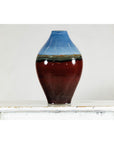 Large Glazed Ceramic Vase with Blue, Green, and Brown Tones-6. Asian & Chinese Furniture, Art, Antiques, Vintage Home Décor for sale at FEA Home