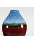 Large Glazed Ceramic Vase with Blue, Green, and Brown Tones-8. Asian & Chinese Furniture, Art, Antiques, Vintage Home Décor for sale at FEA Home