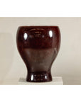 Large Hand-Crafted Artisan Ceramic Vessel in Reddish-Brown Glaze-3. Asian & Chinese Furniture, Art, Antiques, Vintage Home Décor for sale at FEA Home