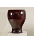 Large Hand-Crafted Artisan Ceramic Vessel in Reddish-Brown Glaze-5. Asian & Chinese Furniture, Art, Antiques, Vintage Home Décor for sale at FEA Home