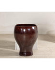 Large Hand-Crafted Artisan Ceramic Vessel in Reddish-Brown Glaze-8. Asian & Chinese Furniture, Art, Antiques, Vintage Home Décor for sale at FEA Home