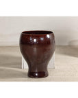 Large Hand-Crafted Artisan Ceramic Vessel in Reddish-Brown Glaze-9. Asian & Chinese Furniture, Art, Antiques, Vintage Home Décor for sale at FEA Home