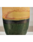 Large Ochre & Green Ceramic Planter with Earth-Tone Finish - image 7